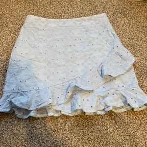 Blue mini skirt! Size small!